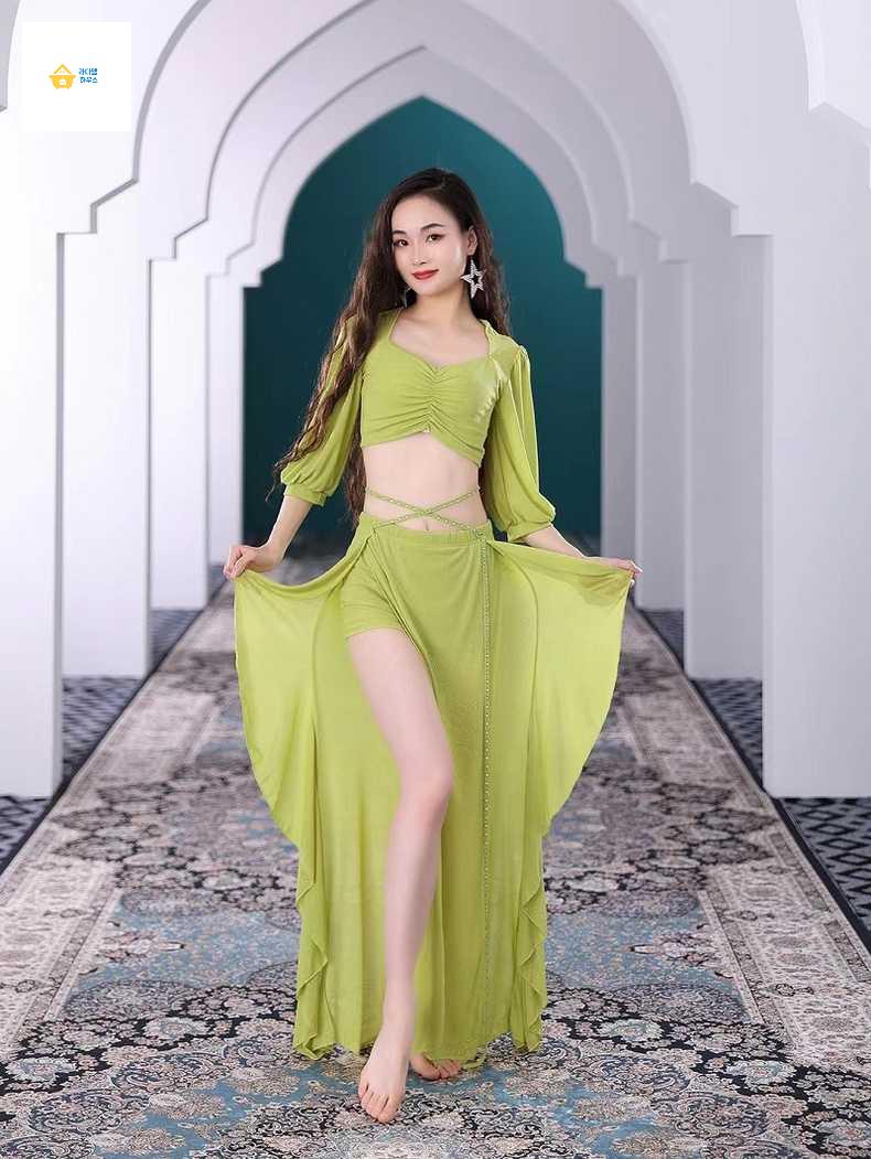 스커트 밸리댄스 댄스복 무대의상 밸리복 공연복 - 상세 이미지 4