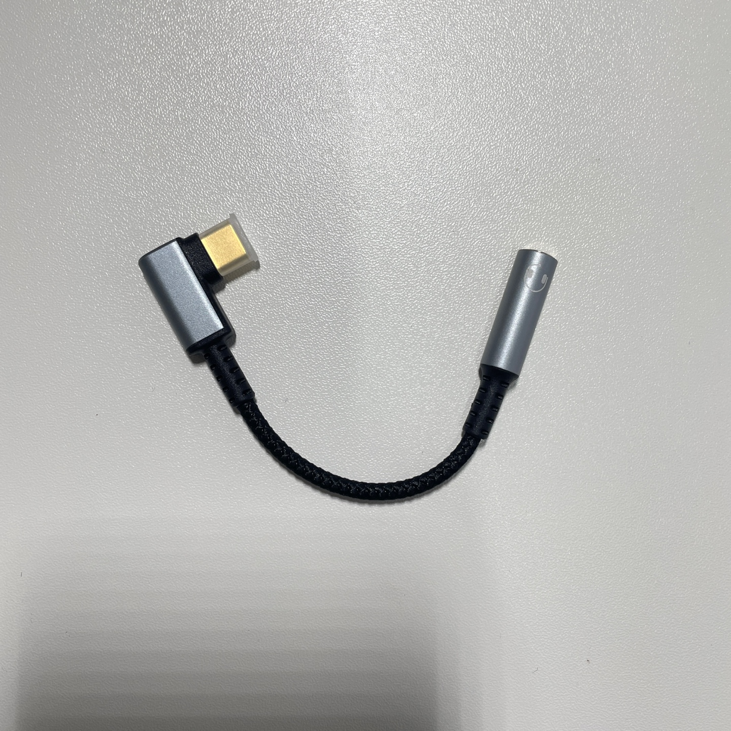 AUXtoC Cto3.5 ㄱ자 3.5mm 이어폰연결잭 C타입 이어폰 젠더 - 상세 이미지 3