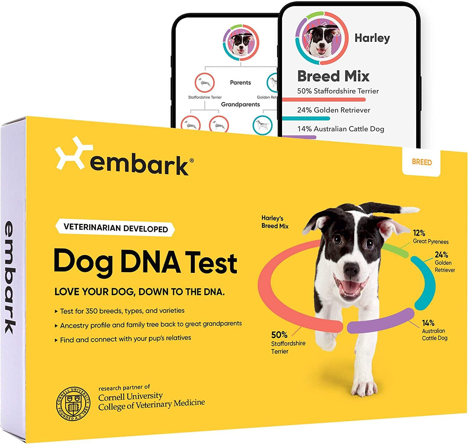 Embark 엠바크 강아지 유전자 검사 혈통 DNA 테스트 키트 - 상품 이미지
