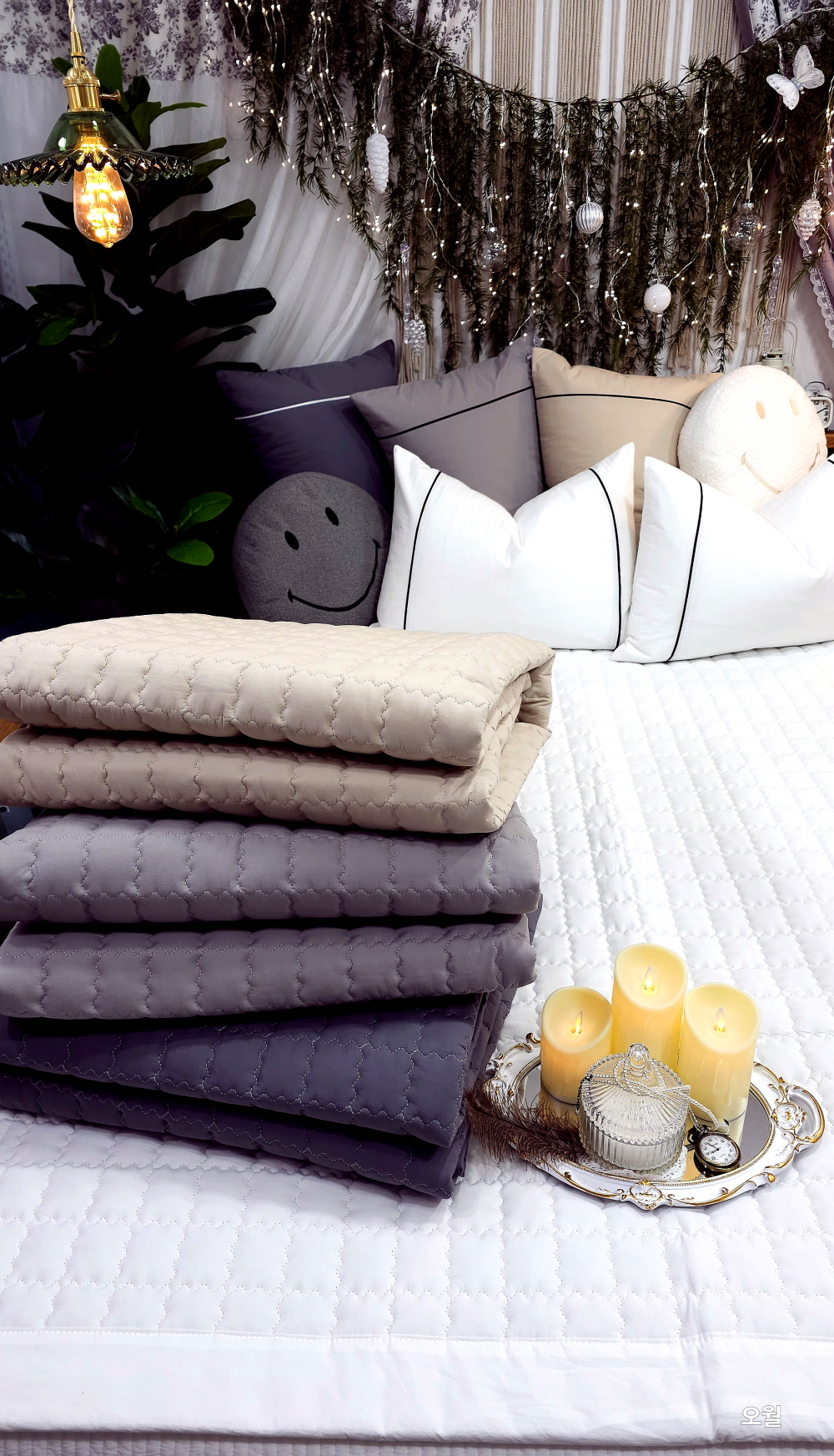 패밀리침대패드 라지킹패드 이스턴킹패드 이불깔개 고밀도