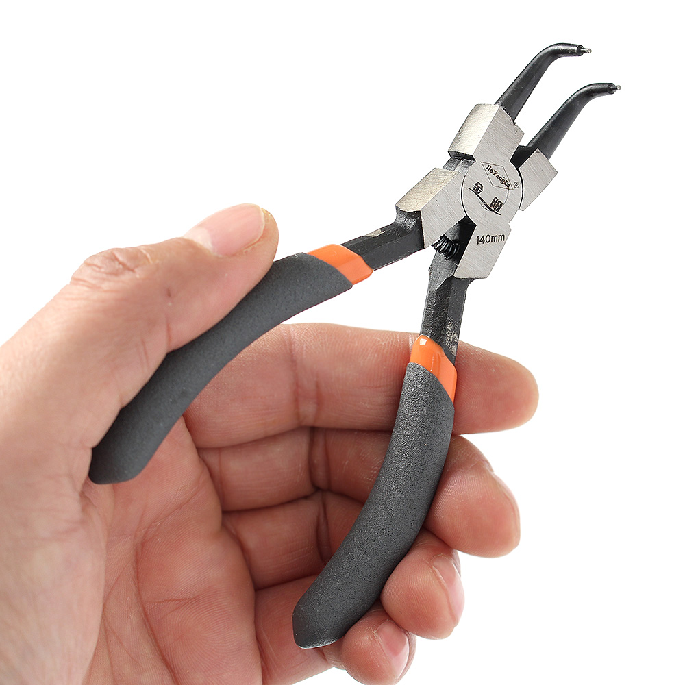 스냅링 집게 키 플라이어 90도스냅링 ㄱ자오므림 12.5cm - 메인 이미지