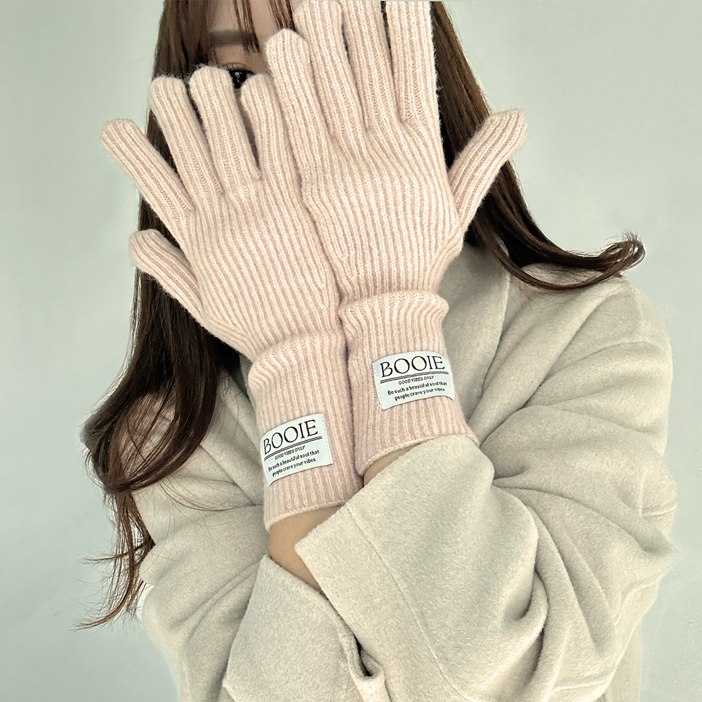 부이 핑거홀 니트 장갑 워머 스마트폰 터치 홀 상품 이미지