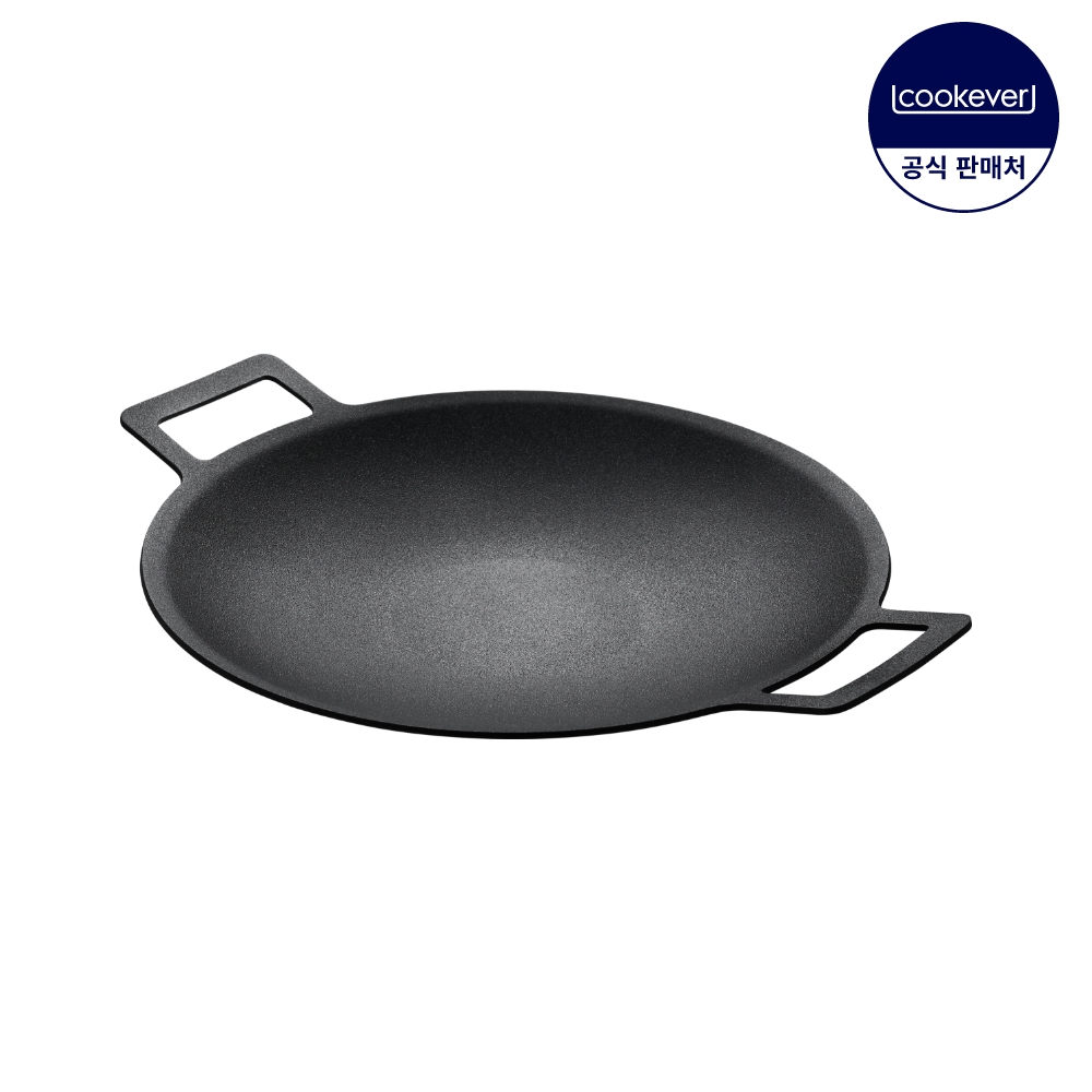쿡에버 IH 인덕션 통3중 코팅 그리들 34cm