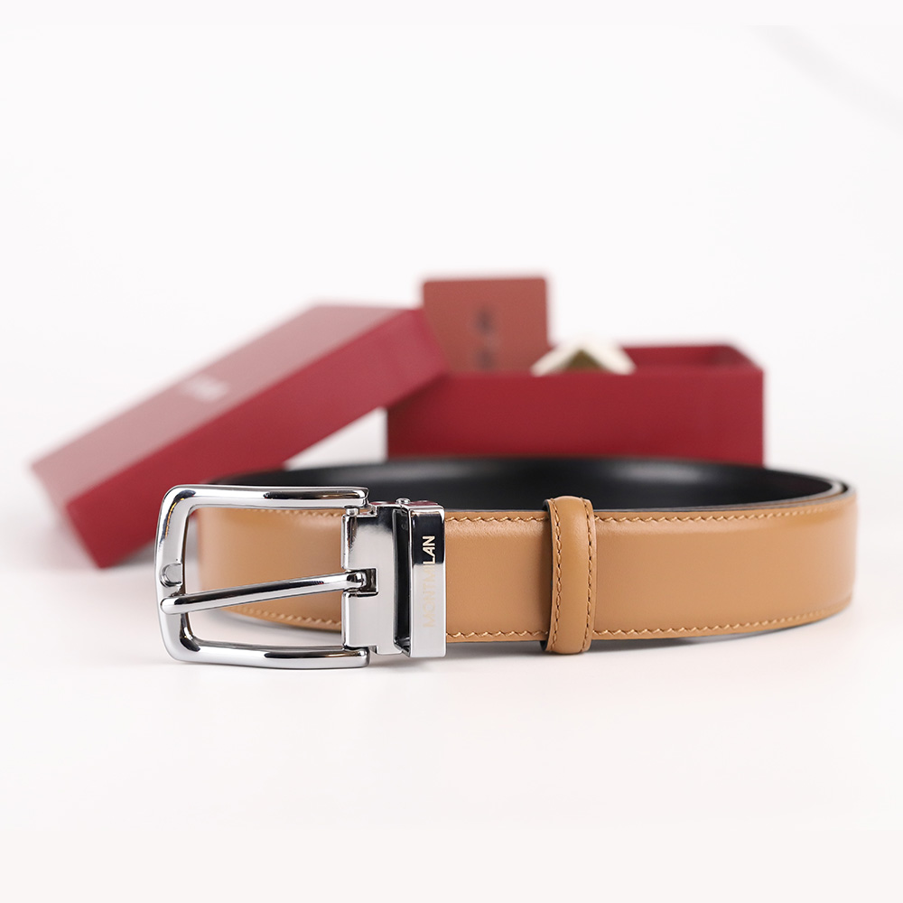 남성벨트 명품 가죽 몽블랑 호환 카멜 허리띠 혁띠 정장 끈 교체 30미리