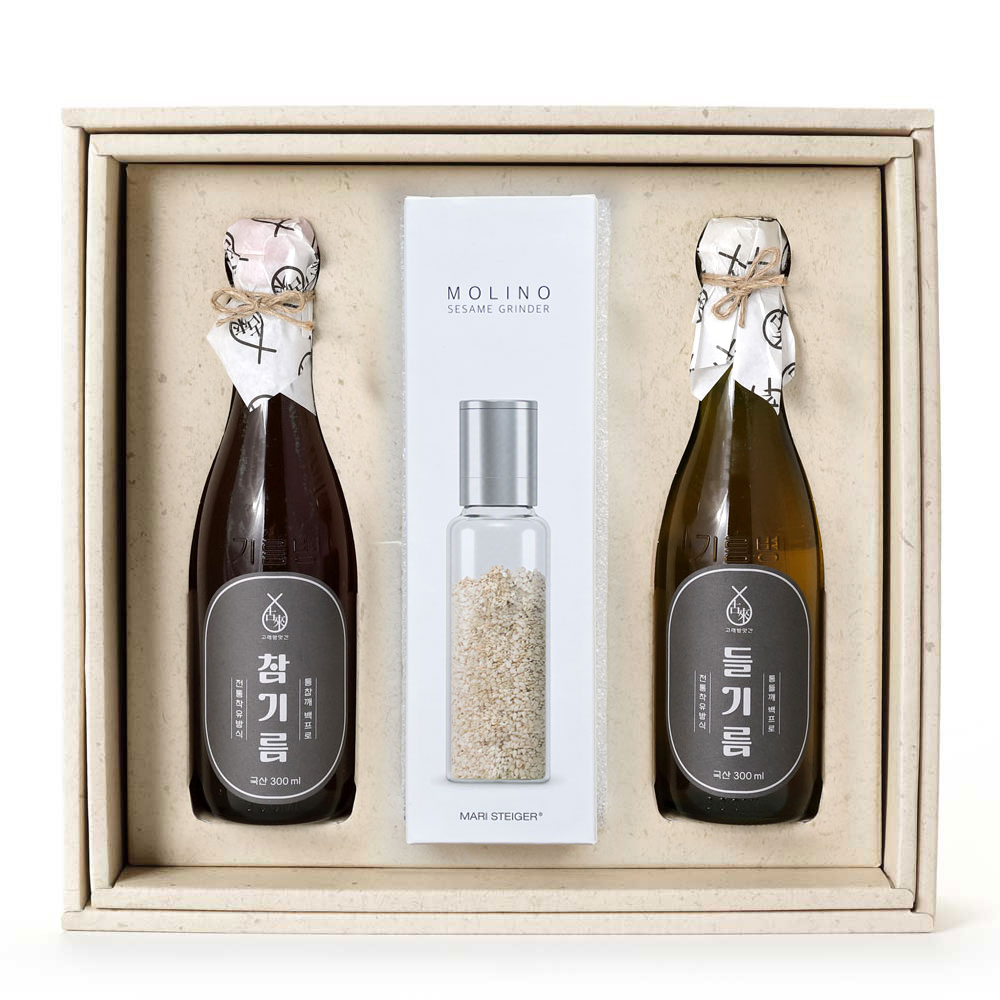 진품42호 국산 참기름 들기름 선물세트 마린슈타이거 추석 명절 결혼 행사 답례품