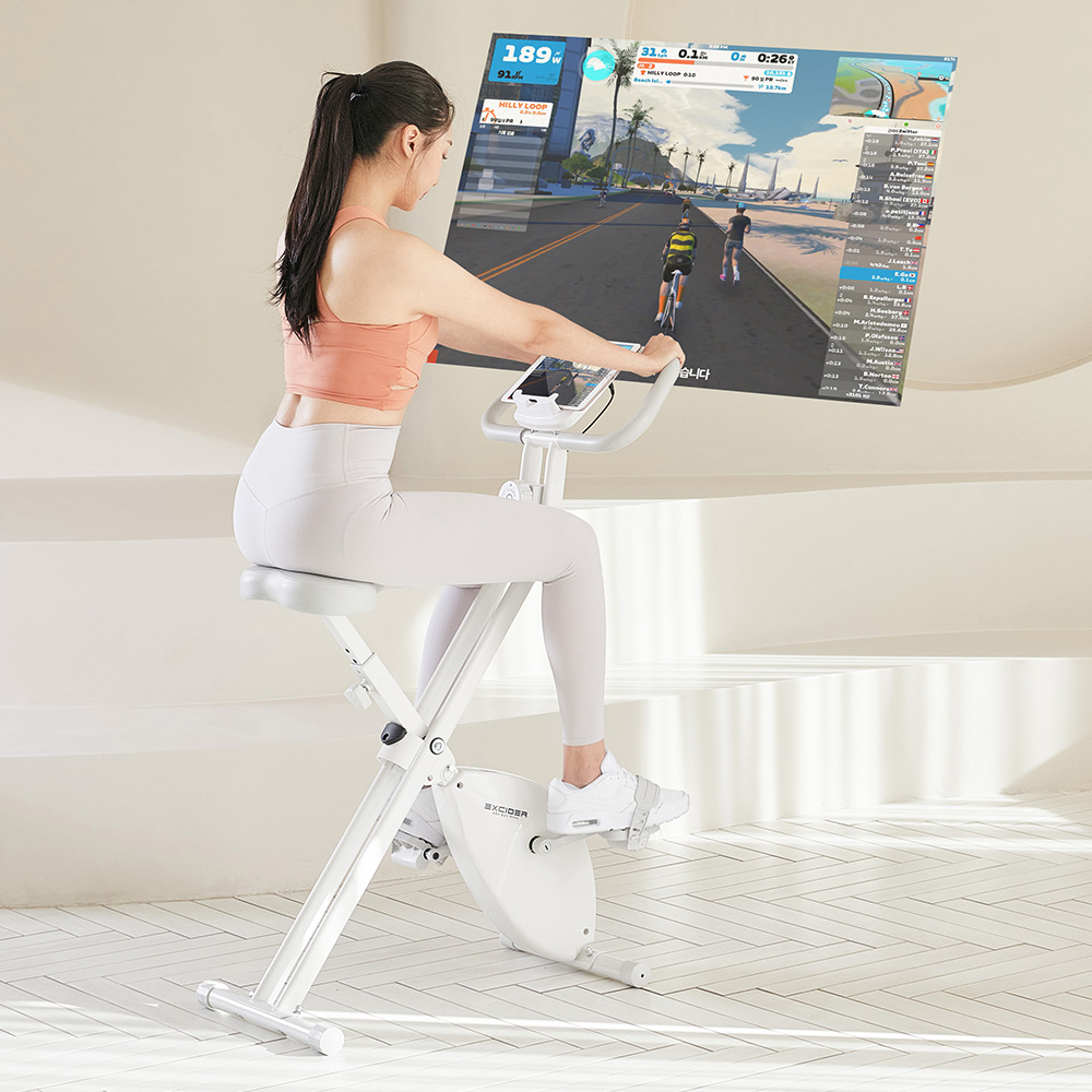 엑사이더 리얼 게임 접이식 실내자전거 즈위프트 바이크 CF1000Z