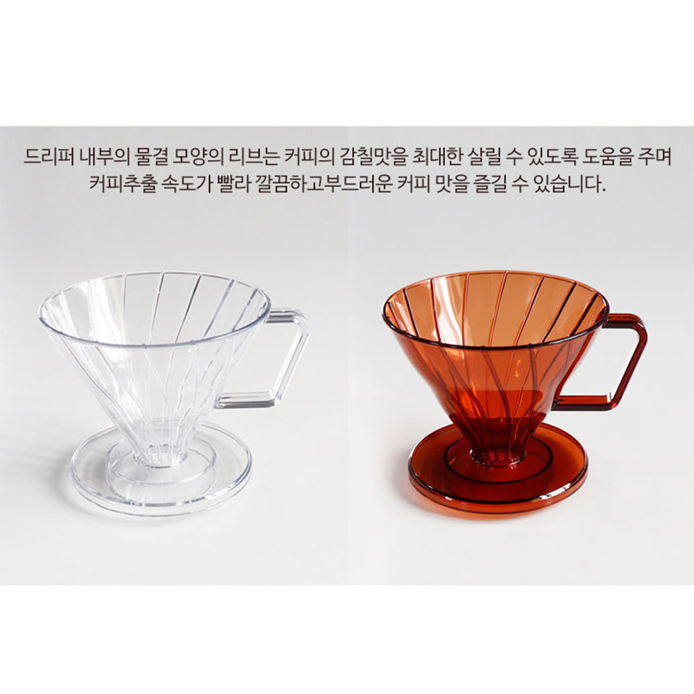 V형 국산 커피드리퍼 핸드드립 하니 색상랜덤 - 상세 이미지 2