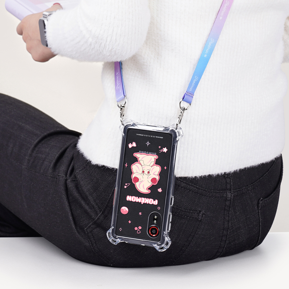 포켓몬 갤럭시 X커버 5 핸드폰 케이스 키즈폰 캐릭터 오로라 푸린 - 상세 이미지 3