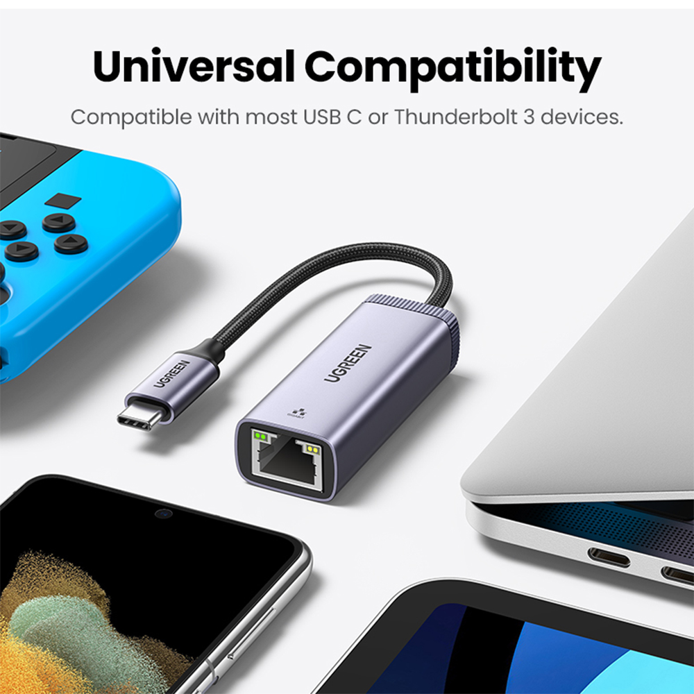 유그린 USB3.1 Gen1 C타입 기가비트 외장형 랜카드 CM483 - 상세 이미지 3