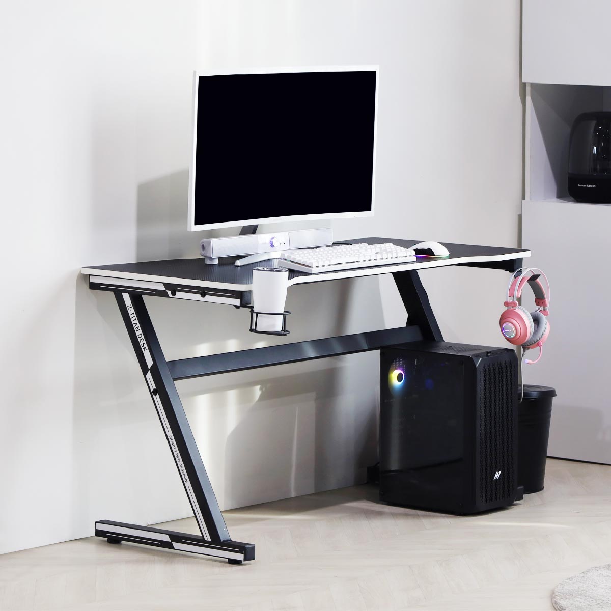일루일루 타이탄 게이밍책상 컴퓨터책상 1200mm 2Type 이미지 6
