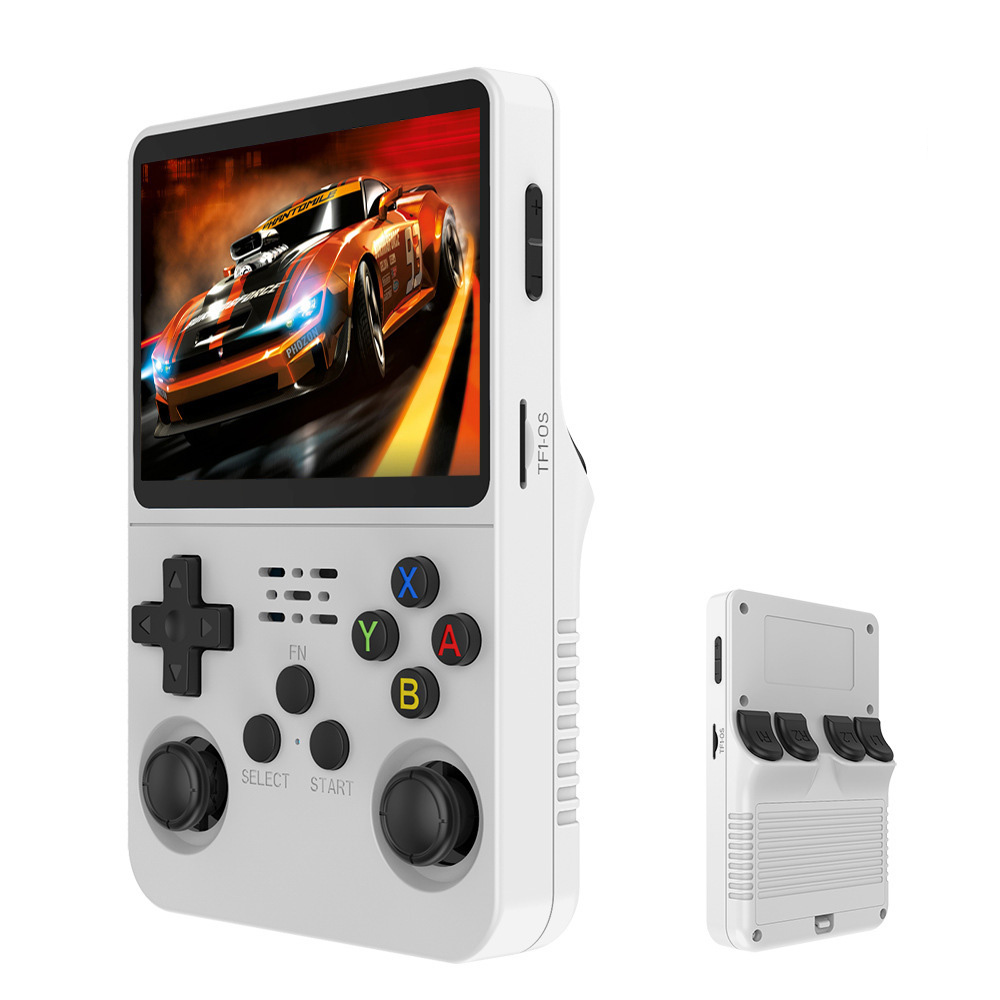 r36s 레트로 휴대용 비디오 게임 20000 3.5인치 IPS 스크린 그레이 64GB 게임 15000 - 상세 이미지 3