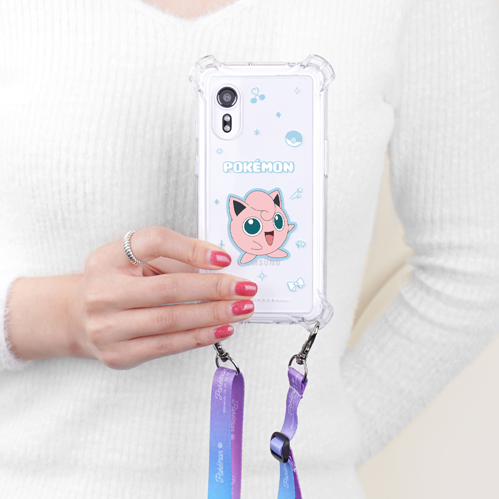 포켓몬 갤럭시 X커버 5 핸드폰 케이스 키즈폰 캐릭터 오로라 푸린 - 상품 이미지