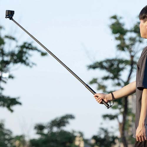 울란지 MT-57 액션캠 알루미늄 셀카봉 블랙 (81cm) - 상세 이미지 4
