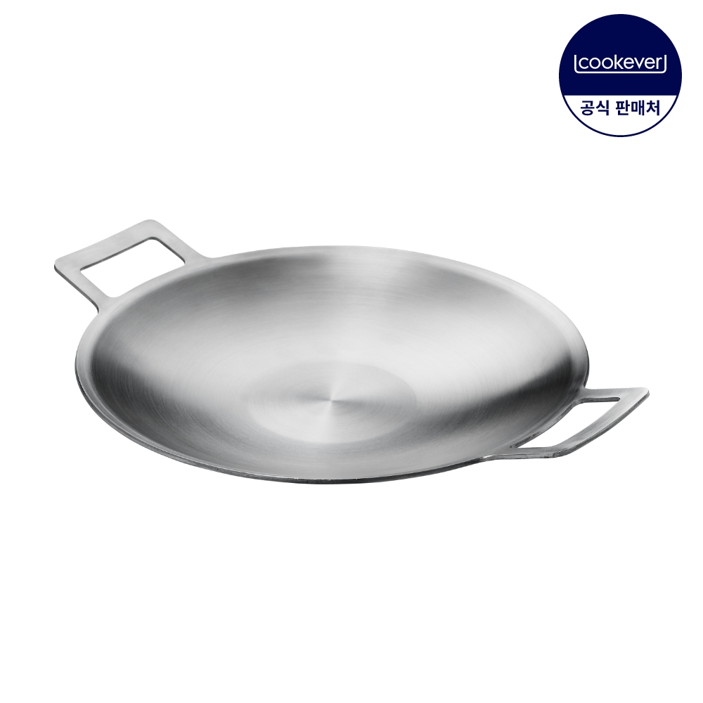 쿡에버 IH 인덕션 통3중 스텐 그리들 36cm