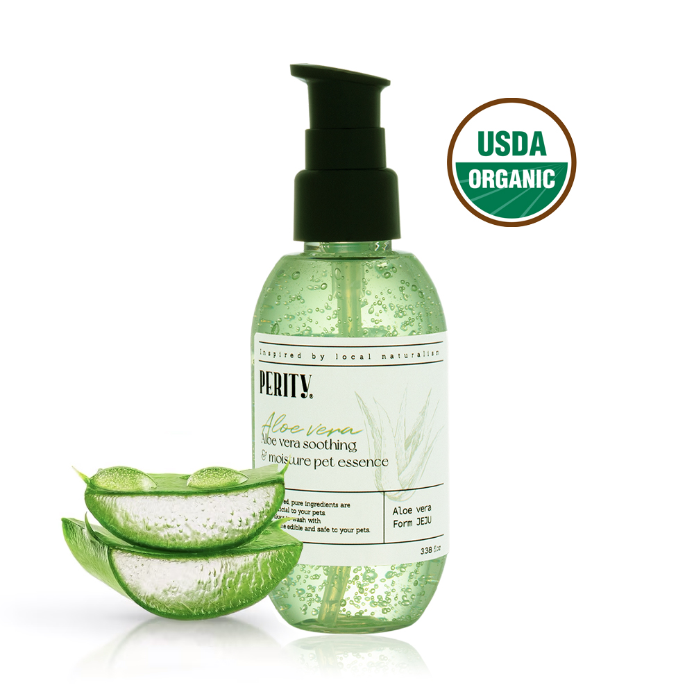 [무료배송]유기농 알로에 강아지 발바닥 보습제 수딩 식물성 저자극 습진 진정 발 보습제 100ml