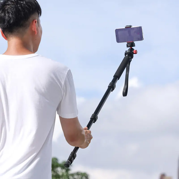 울란지 TB12 미러리스 DSLR 카메라 야외 촬영 등산 스틱 알루미늄 모노포드 이미지 7