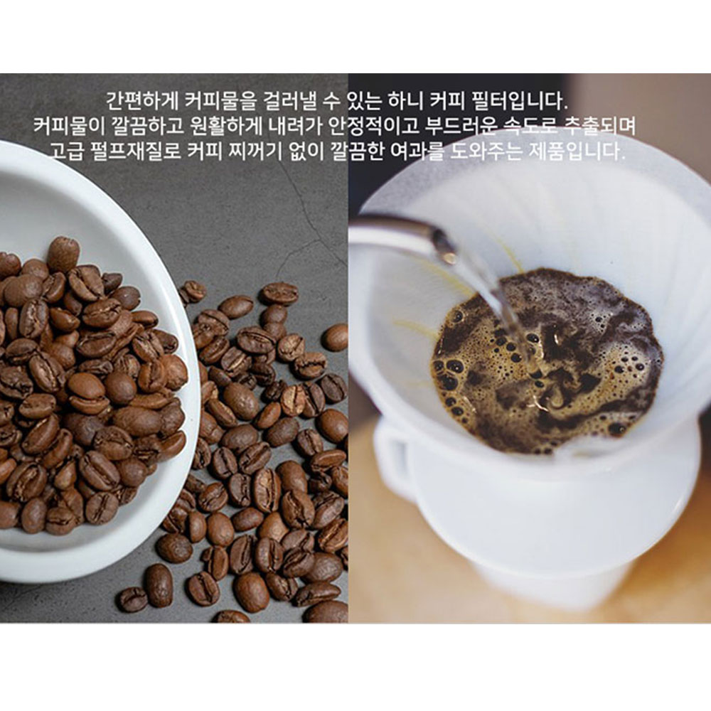 V형 커피필터 하니 (3150) - 상세 이미지 3