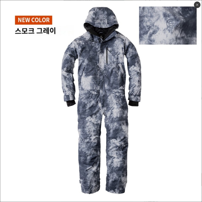 그레이스엔지니어 작업복 세트 방풍 방수 방한 낚시복 - 상세 이미지 3