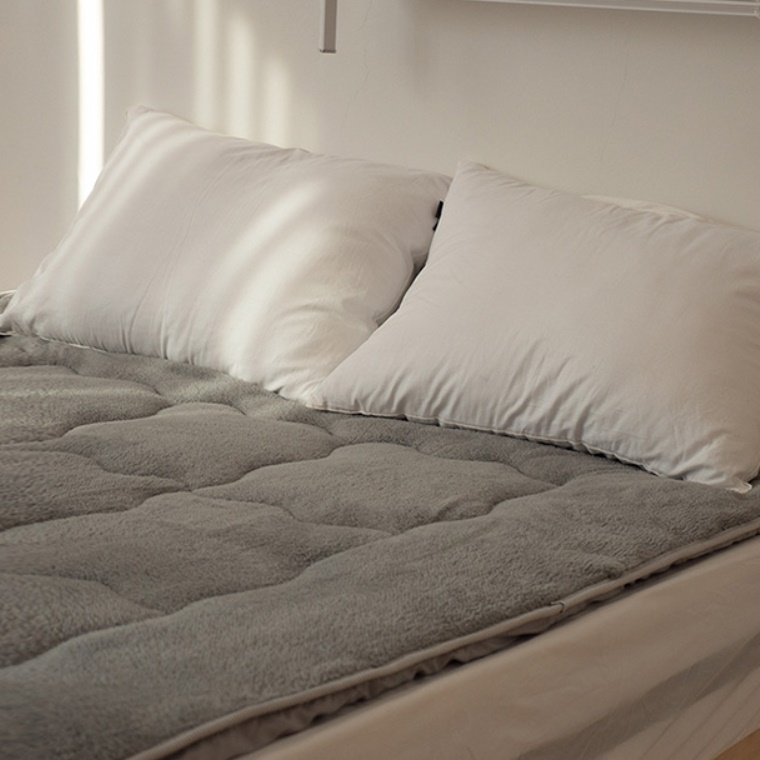 양털 자가 발열 토퍼 거실 거실용 도톰한 토퍼 따뜻한 토퍼