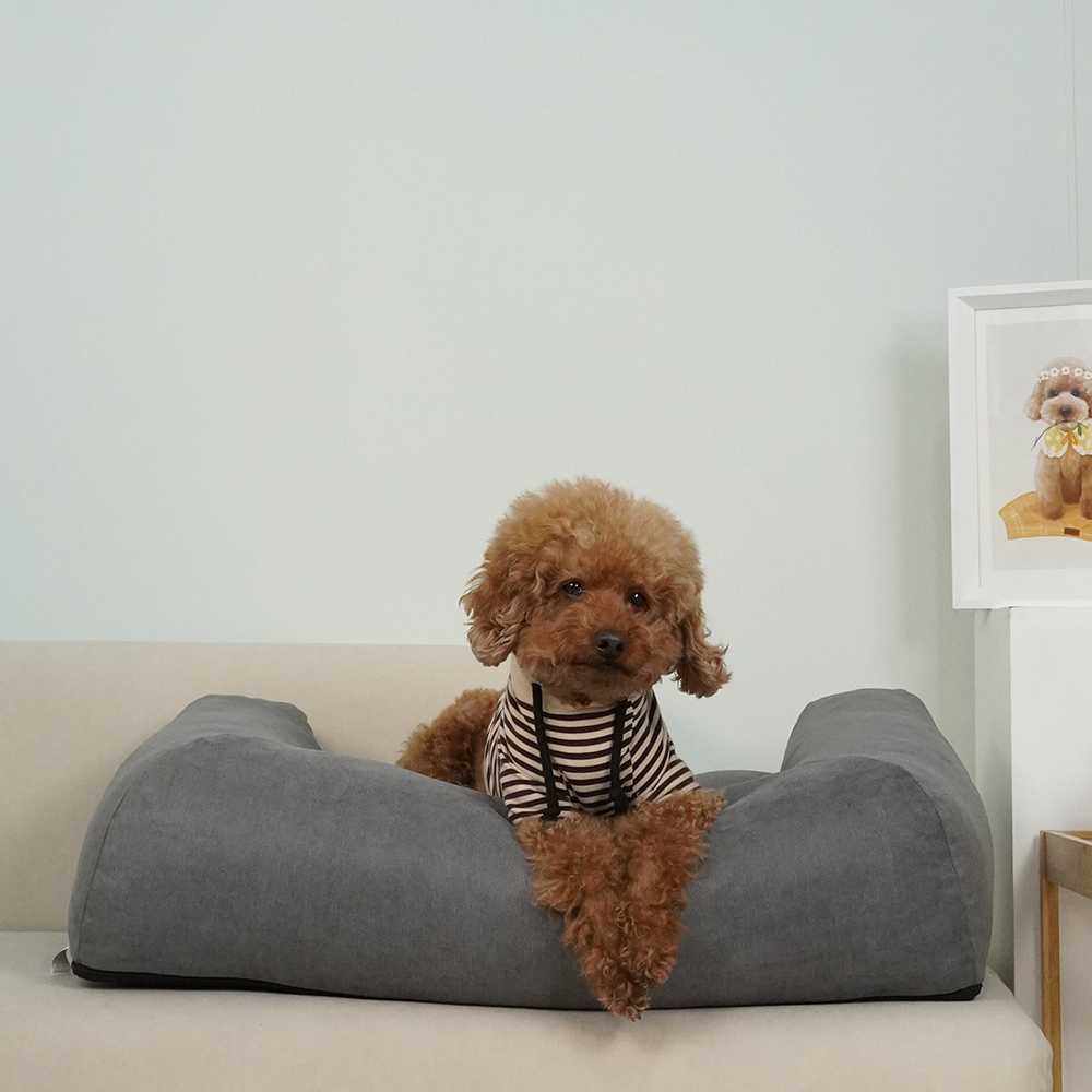 개과천선 필링 강아지 방석 고급 애견 쿠션 꿀잠 소파침대 사계절 고양이 견체공학적 오픈형 - 상세 이미지 5