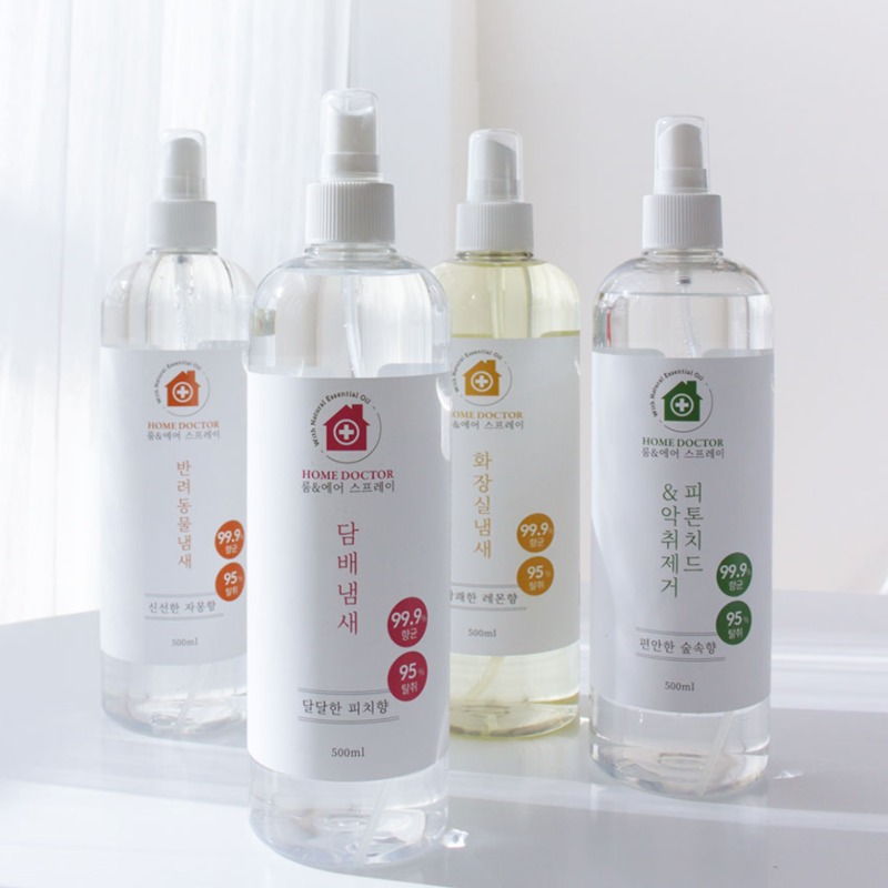 THS 더허브샵 홈닥터 룸앤에어 스프레이 500ml 8종택1 - 메인 이미지