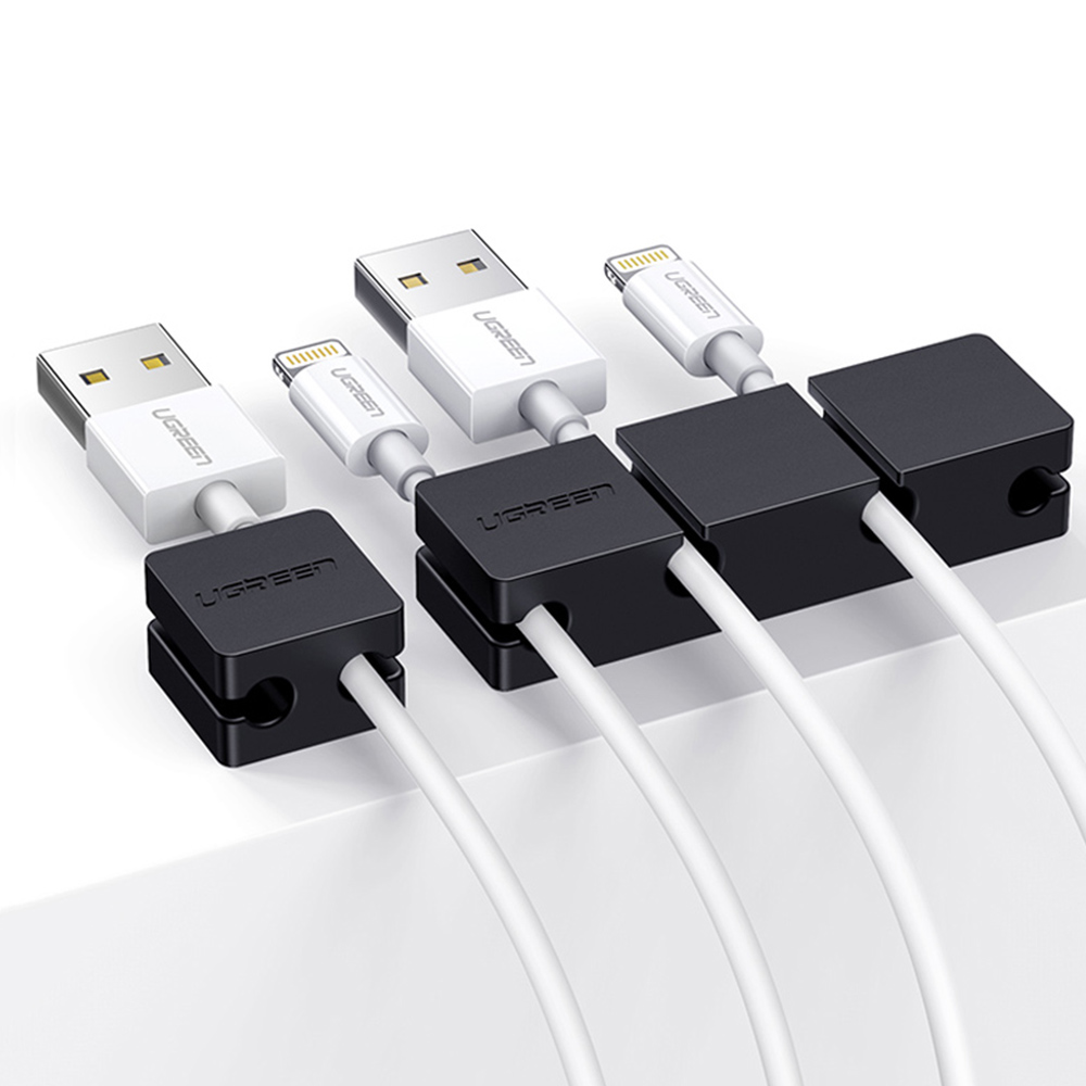 유그린 3+1 실리콘 케이블 정리 홀더 LP208