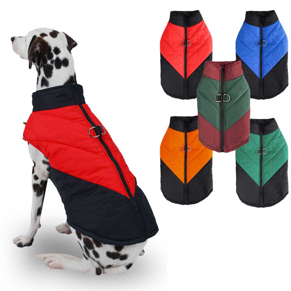 A8602 2XL 대형견 강아지패딩조끼 경량 겨울옷 중형견 진돗개 외출 산책 빅사이즈 방수 아우터 점퍼