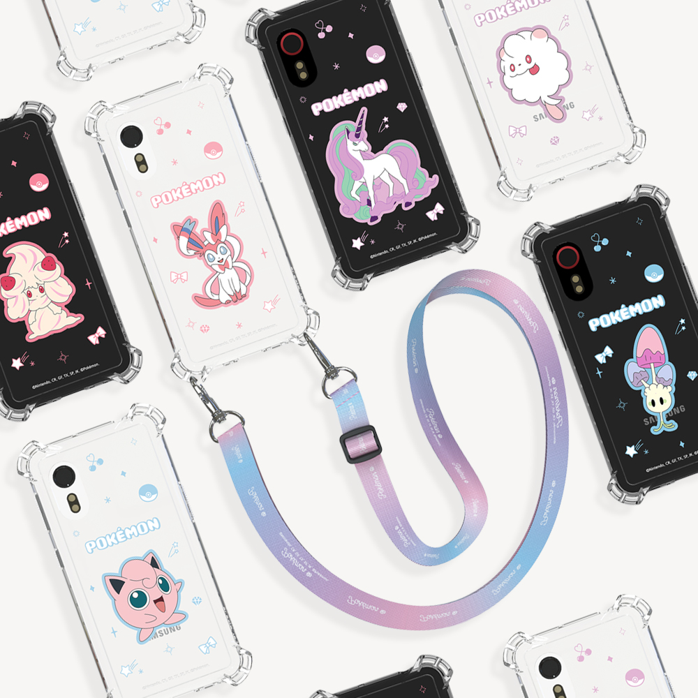 포켓몬 갤럭시 X커버 5 핸드폰 케이스 키즈폰 캐릭터 오로라 푸린 - 상세 이미지 2