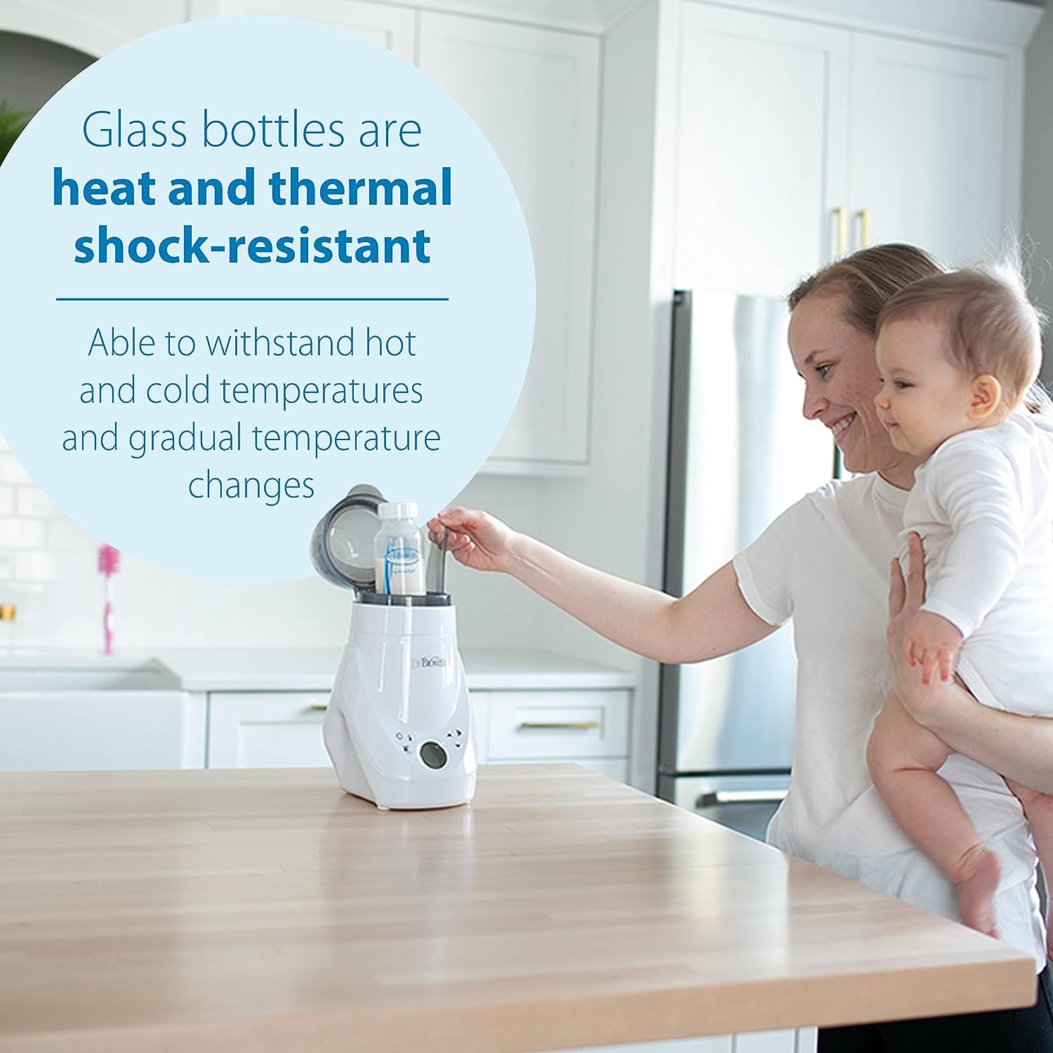 닥터브라운 내로우넥 유리 젖병 세트 미국산 250ml, 2개, 화이트