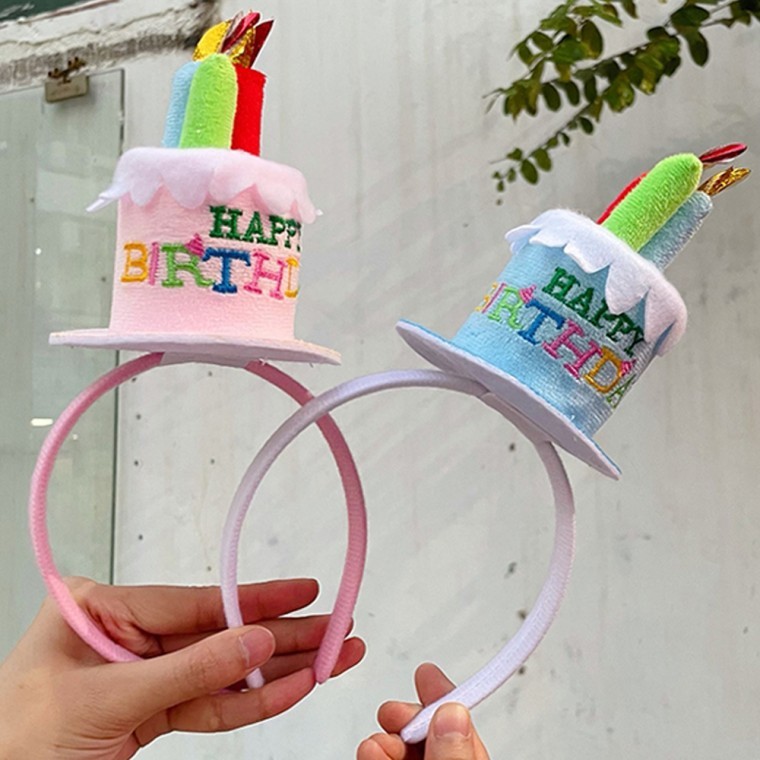 생일 케이크 머리띠 - 상품 이미지