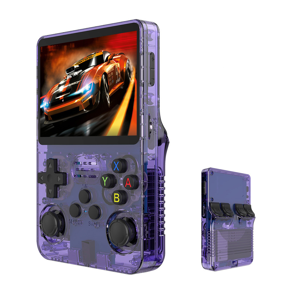 r36s 레트로 휴대용 비디오 게임 20000 3.5인치 IPS 스크린 그레이 64GB 게임 15000 - 상세 이미지 2