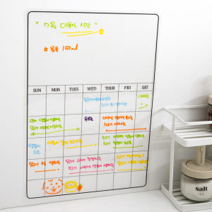 붙이는 투명 냉장고 메모보드 미니 화이트보드 칠판 위클리 실사용 후기 | 효과 있을까? - 상품 이미지 2