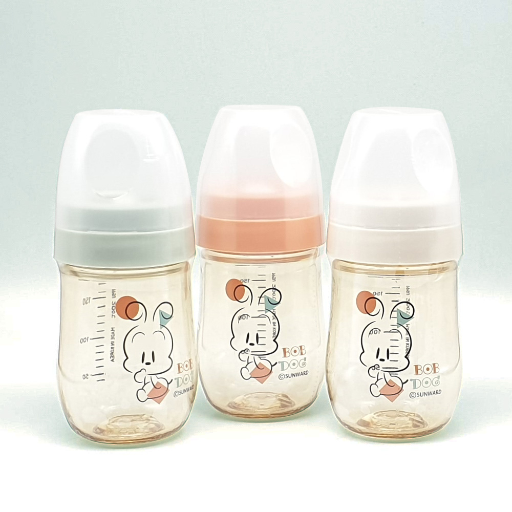 (2+1) 리틀밥독 아기젖병 PPSU 신생아젖병 더블하트 호환 300ml - 상세 이미지 4