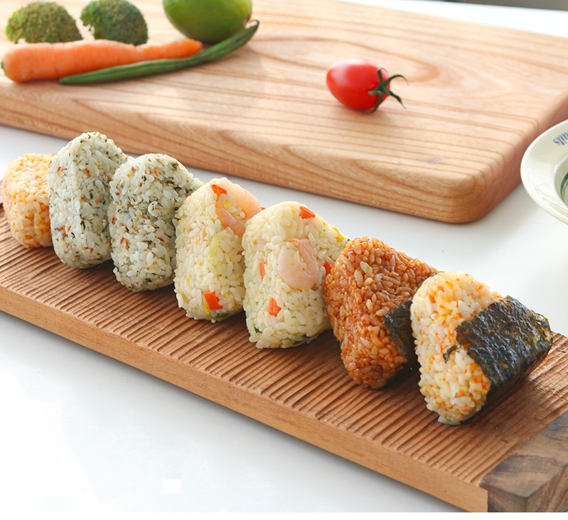 손잡이 삼각김밥틀 주먹밥 도시락 만들기 메이커 주먹밥틀 6구 - 상세 이미지 2