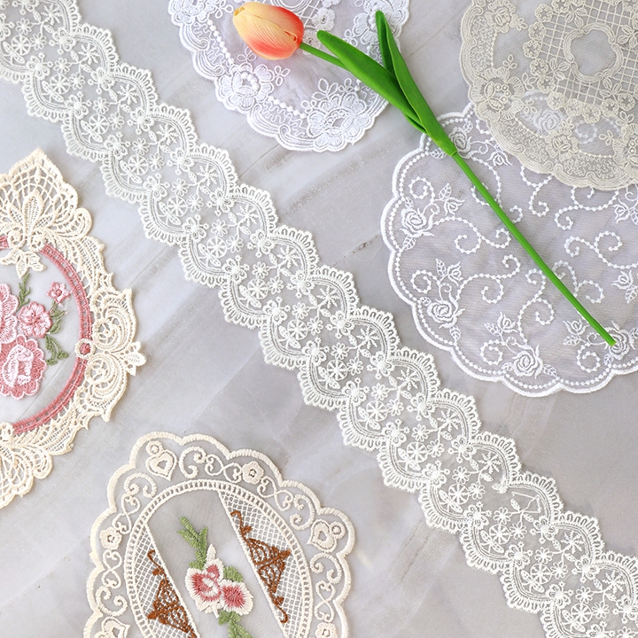 사진 촬영 배경지 배경천 제품 촬영용 소품 레이스 천 뜨개매트