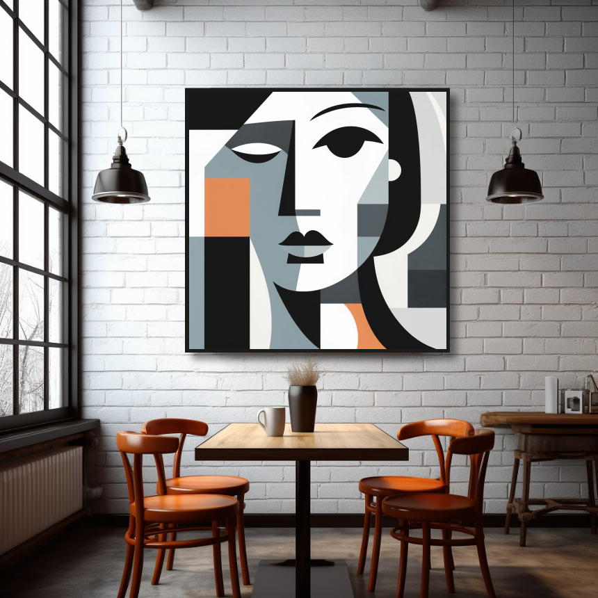 느와르 80cm x 45cm 무광블랙 알루미늄액자 - 상세 이미지 4