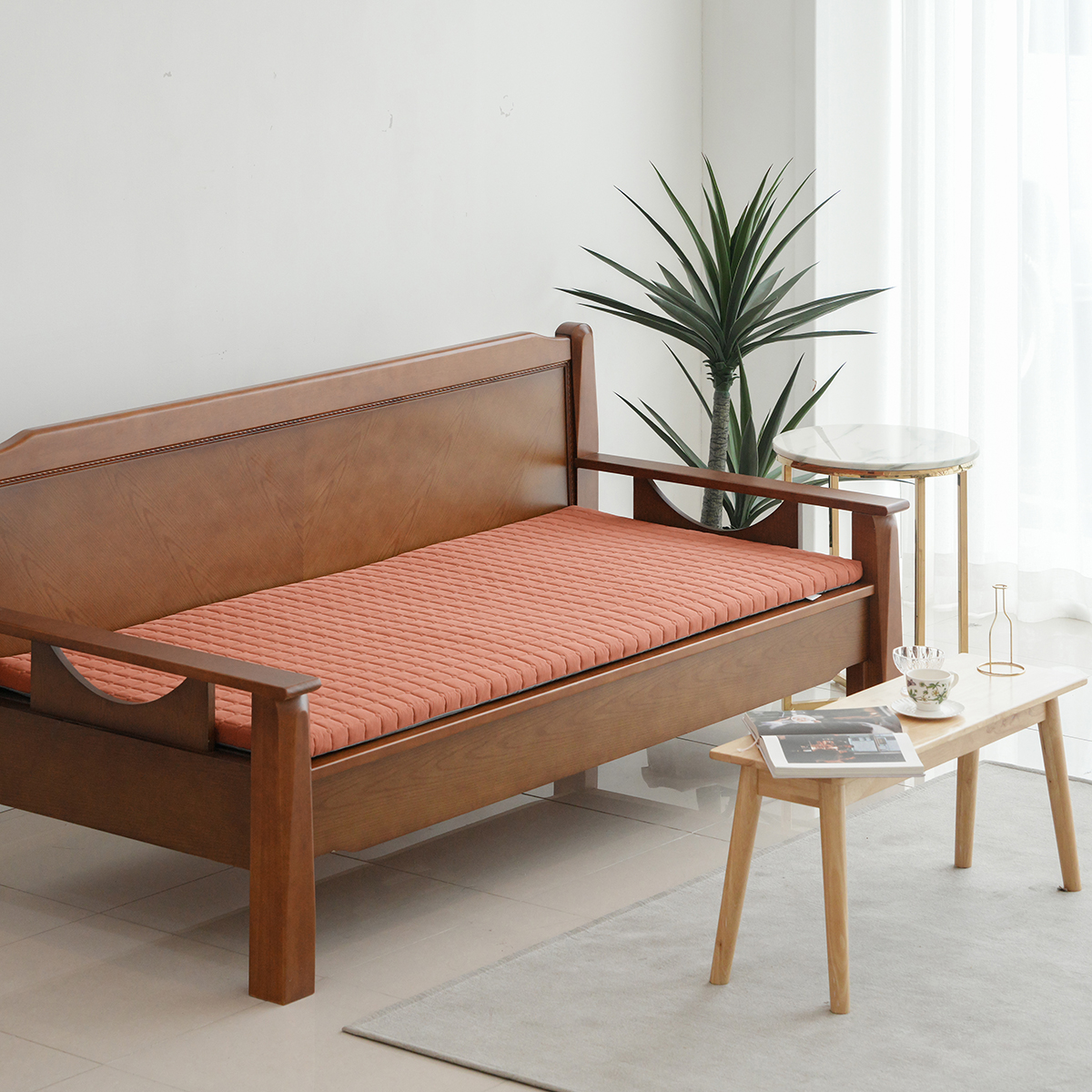 돌쇼파 토퍼 매트 흙쇼파 패드 사이즈 맞춤 제작 85x200x5