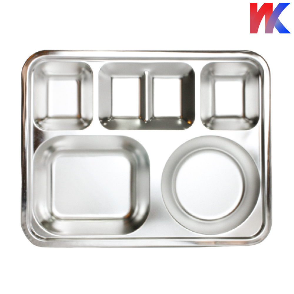 국산 포스코 304 스텐 식판 어른 성인 군대 식판 가정용 급식 학교 깊은 사찬 제품 이미지