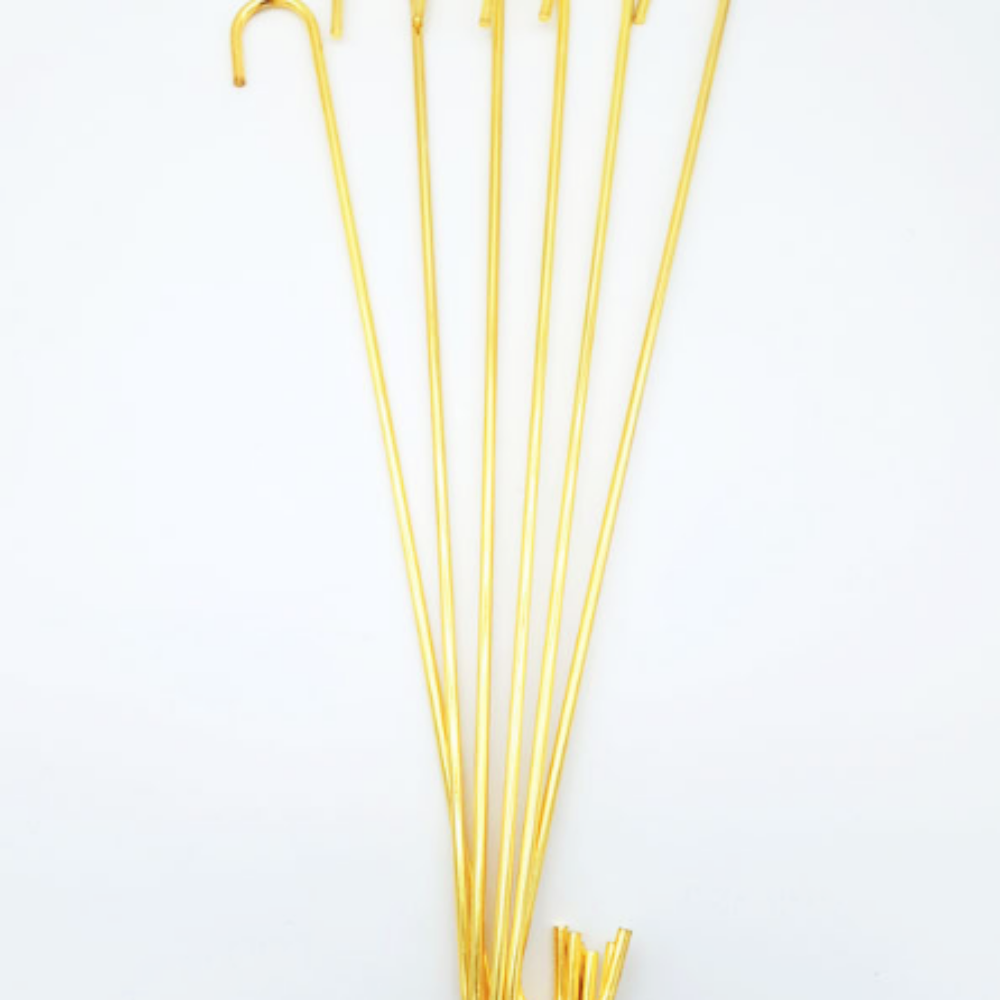 S고리골드50CM XL 소품걸이 후크 롱 헹거 스틸 S자고리 - 메인 이미지