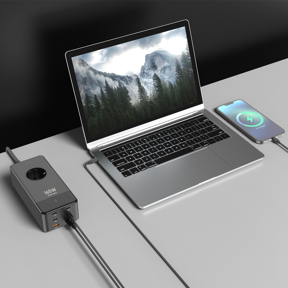GAN PD USB C타입 PPS 65W 200W 4000W 멀티탭 고속충전기 이미지 7