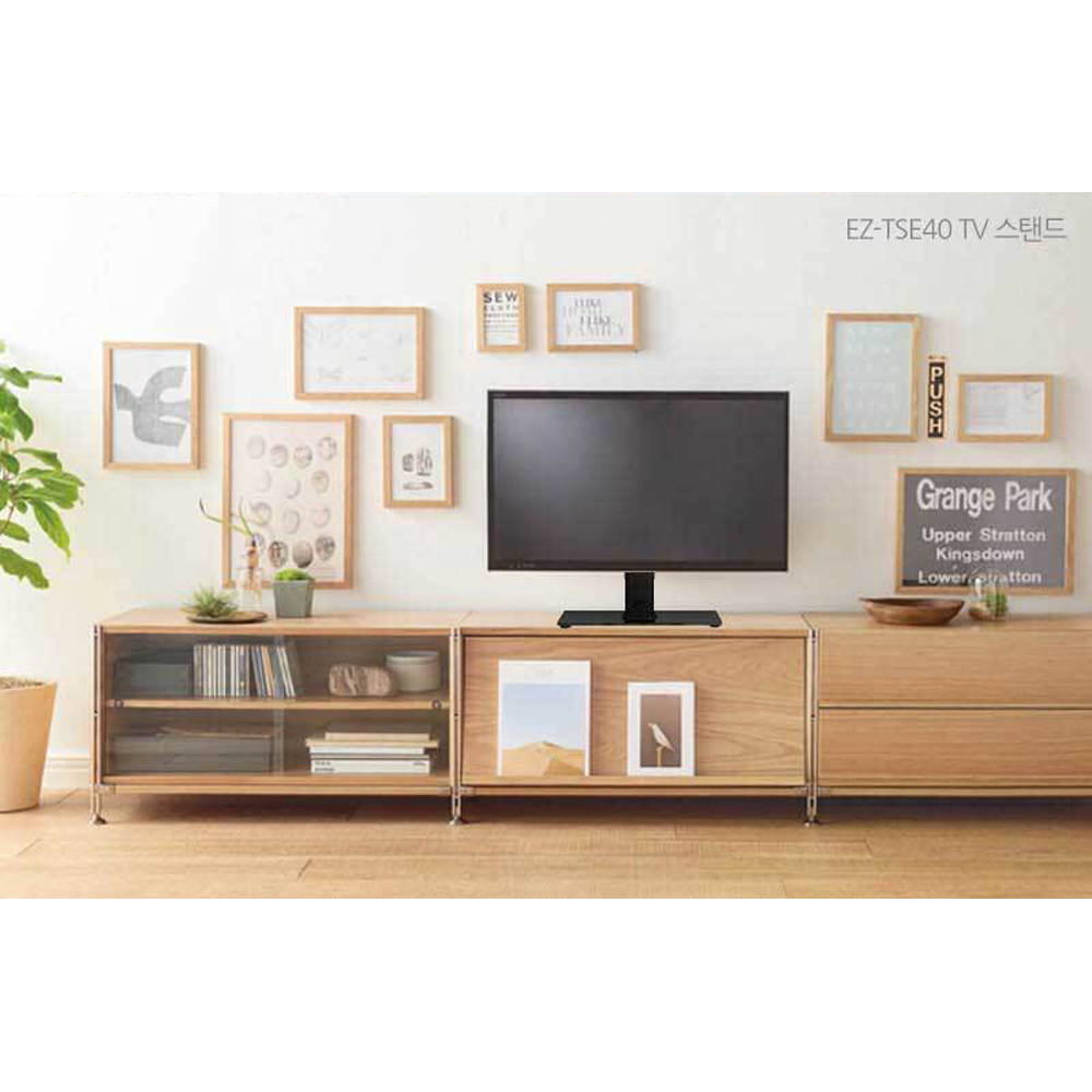 EZ 티비 다이용 TV 스탠드 브라켓 높이조절 55/65인치까지 이미지 2