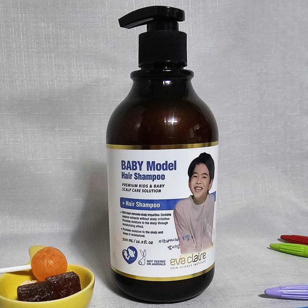 에바끌레르 유아를 위한 베이비 모델 헤어 샴푸500ml - 상세 이미지 3