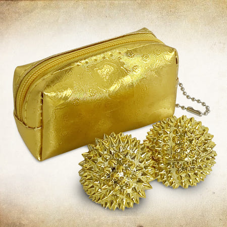 (YHNC) 허준 황금 수지침(파우치) 지압볼 손지압 마사지 혈침