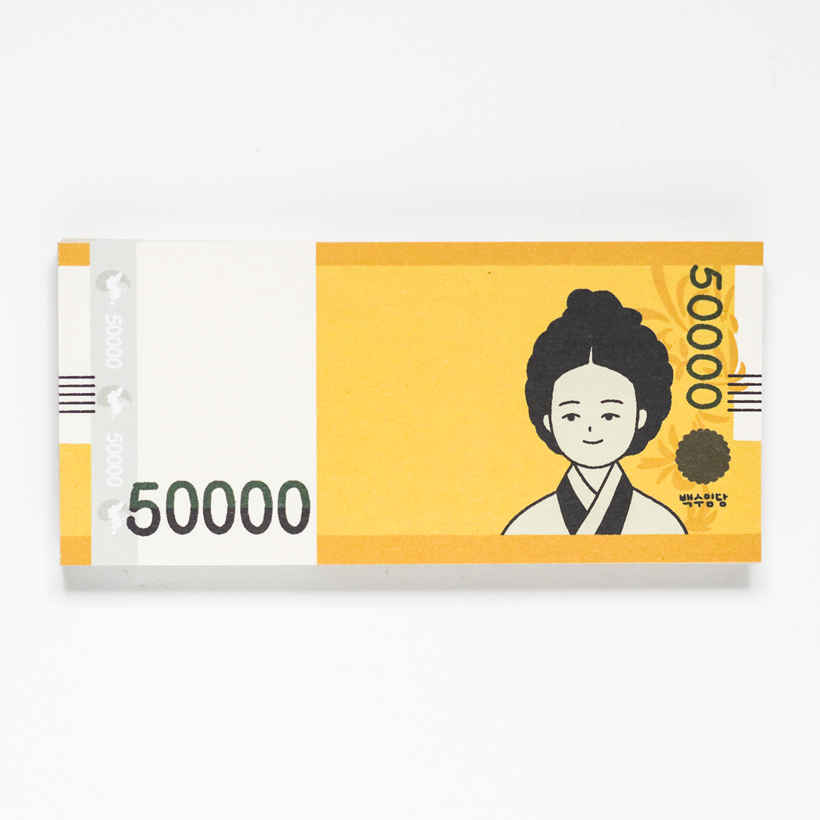 오만원 떡메모지 - 상품 이미지