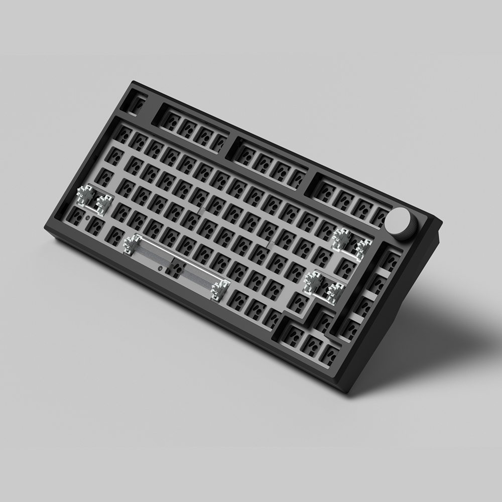 FL ESPORTS MK750 베어본 gasket 유무선 기계식 키보드 키트 블랙 - 상품 이미지