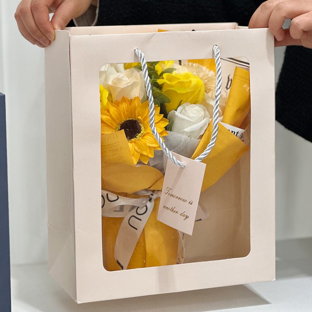 플로리스트 디자인 졸업꽃다발 비누꽃 생일 조화 학예회 유치원 기념일 선물 - 상세 이미지 3
