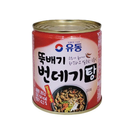 유동 뚝배기 번데기탕 얼큰한맛 280g