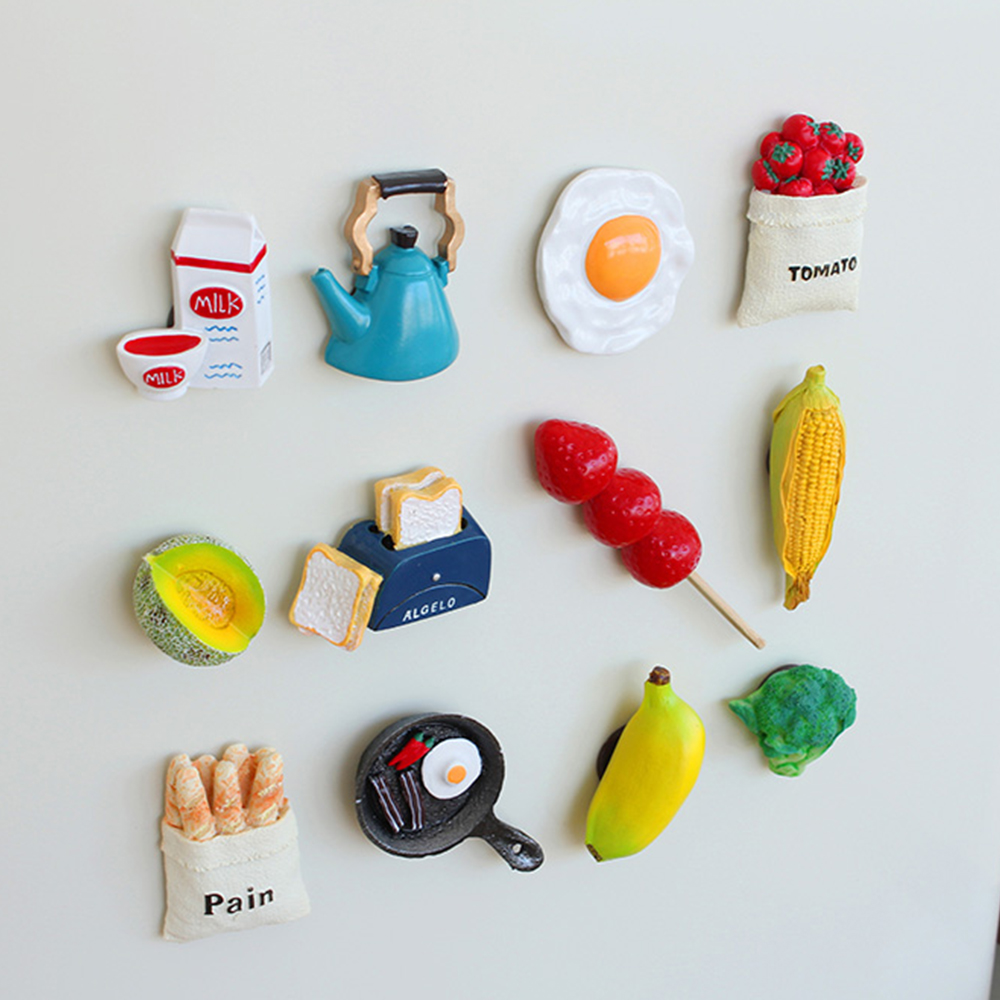 귀여운 미니어처 푸드 냉장고자석 마그넷 음식 마그네틱 계란 소품