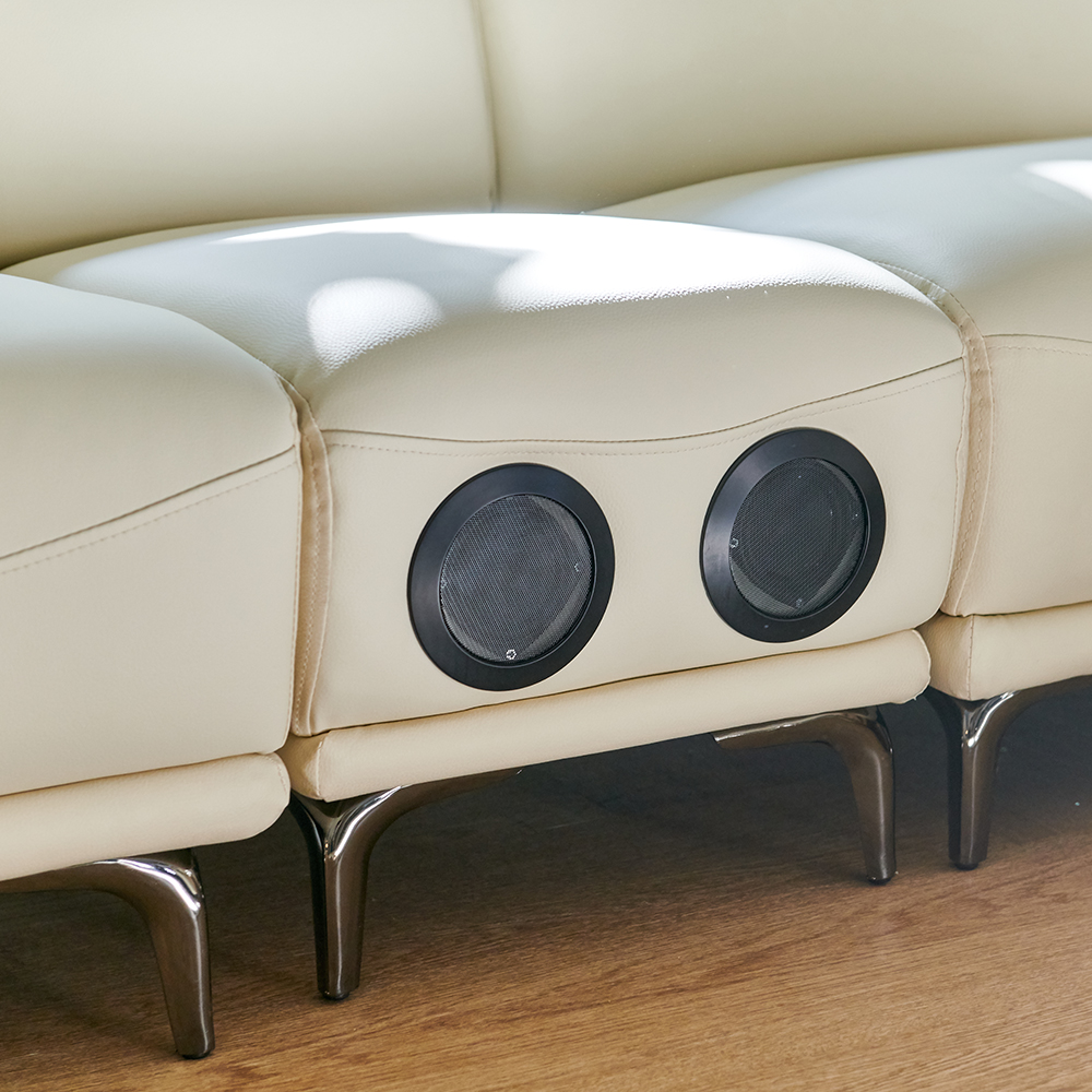 토르 인테리어 라운지 소파 헤드틸팅 가죽소파 4인용