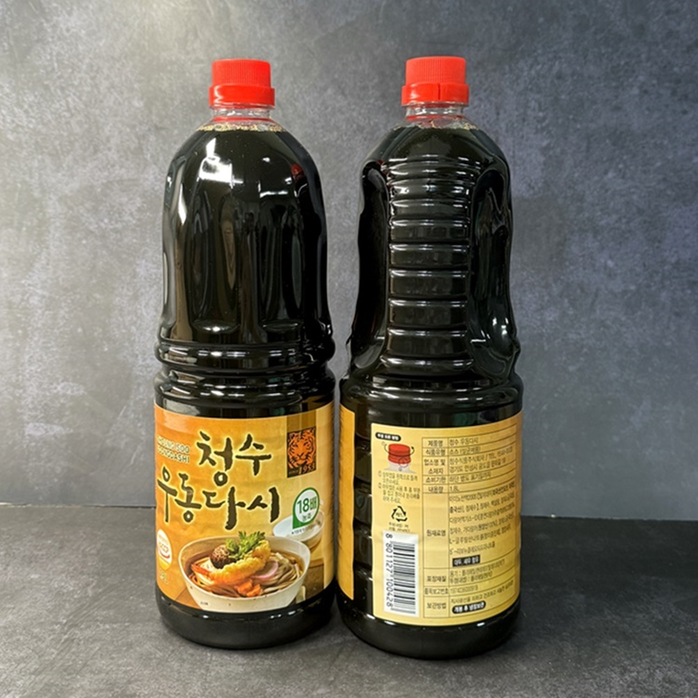 청수식품 청수 우동다시 업소용 1.8L x 8개 우동국물 가쓰오 - 상세 이미지 3